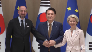 Ue-Sud Corea, Michel e von der Leyen a Seoul