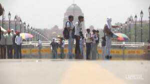 India, caldo estremo: temperature oltre i 45°