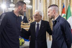 Il Presidente Mattarella ha ricevuto le squadre finaliste della Coppa Italia di calcio Freccia Rossa 2023 in Quirinale