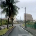 Guam, la capitale Hagatna sferzata dal tifone Mawar