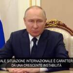 Russia, Putin: “Cresce l’instabilità, è colpa dell’Occidente”