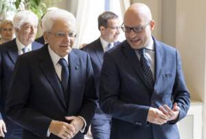 Roma - Il Presidente della Repubblica Sergio Mattarella al convegno Potere e Costituzione