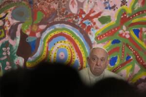 Papa Francesco al primo incontro mondiale delle 'Eco-città educative' promosso dalle 'Scholas Occurrentes' in Vaticano