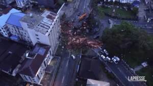 Tempesta in Sierra Leone, crolla il secolare “Albero di cotone”