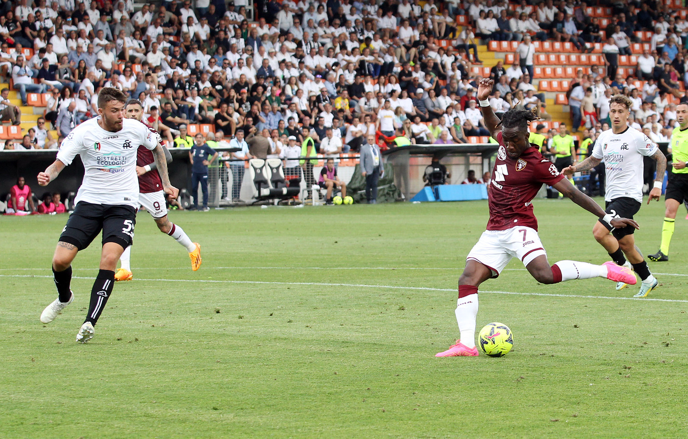 Spezia-Torino 0-4, liguri a picco