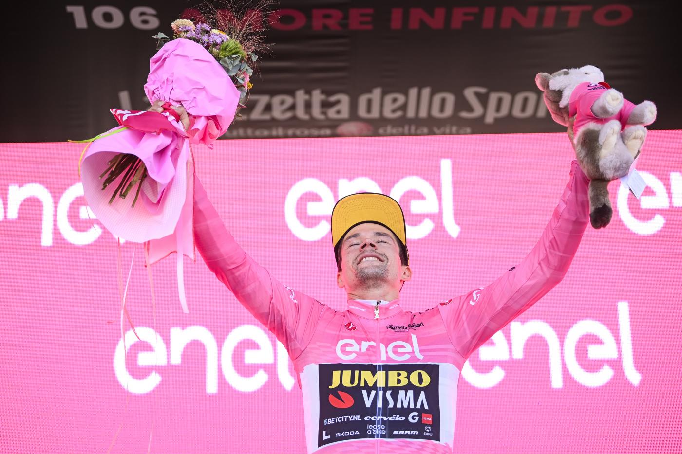 Giro d’Italia, Roglic vince 20esima tappa e ipoteca maglia rosa
