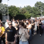 Manganellata dalla polizia, corteo di solidarietà a Milano