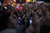 Recep Tayyip Erdogan festeggia la vittoria alle elezioni in Turchia