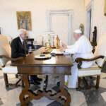 Papa Francesco incontra Il Presidente della repubblica Sergio Mattarella