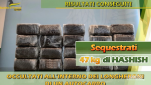 Palermo, sequestrati 47 kg di droga: arrestato corriere italiano