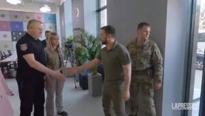 Ucraina, Zelensky all’apertura di un centro per bambini