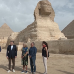 Egitto, Jill Biden in visita alla Necropoli di Giza