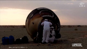 Spazio, il ritorno sulla Terra 3 di astronauti cinesi