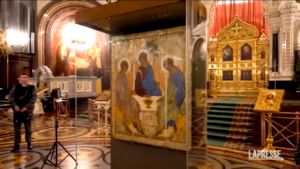 Russia, trasferita a Mosca la celebre icona della Trinità di Rublev