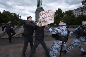 Russia, 90 arresti durante le manifestazioni a sostegno di Navalny