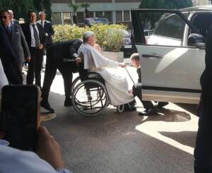 Papa Francesco all’ospedale Gemelli per controllo programmato