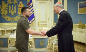 Ucraina, Zuppi ricevuto da Zelensky a Kiev