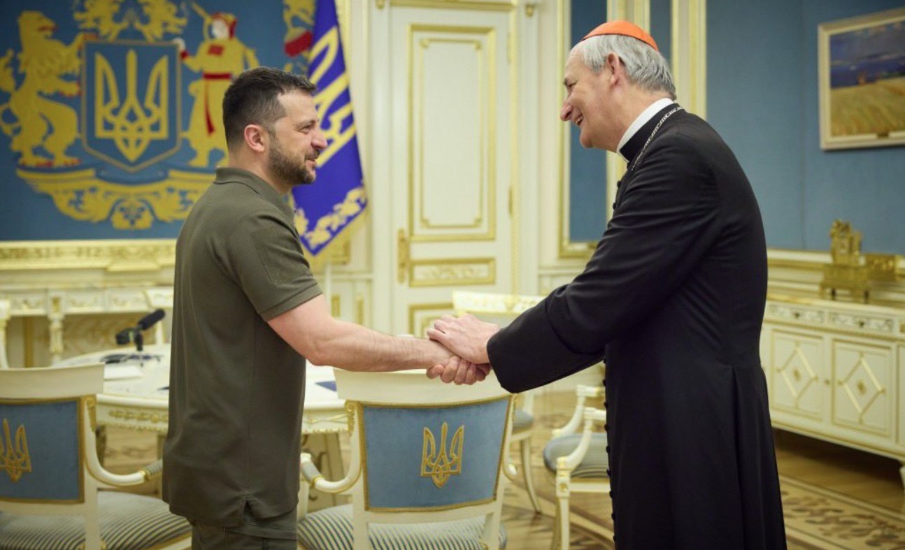 Ucraina, Zuppi ricevuto da Zelensky a Kiev