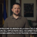 Ucraina, Zelensky: “Attacco diga è bomba ambientale di distruzione massa”