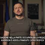 Ucraina, Zelensky: “Nella regione occupata di Kherson situazione catastrofica”