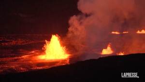 Hawaii, il vulcano Kilauea torna a eruttare dopo mesi di pausa