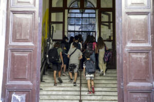 Roma, Primo giorno di scuola senza mascherine e restrizioni