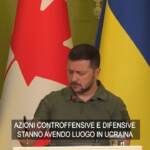 Ucraina, Zelensky: “In corso azioni di controffensiva”