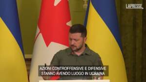 Ucraina, Zelensky: “In corso azioni di controffensiva”