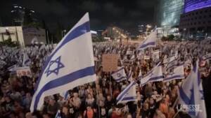Israele, ancora proteste di massa a Tel Aviv