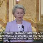 Migranti, von der Leyen: “100 mln da Ue a Tunisia per gestione frontiere”