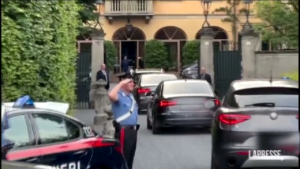 Berlusconi: Meloni, Salvini e La Russa arrivati a Villa San Martino