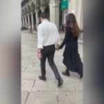 Berlusconi, Matteo Salvini e Francesca Verdini in piazza Duomo