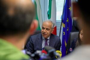 Emergenza Maltempo - Punto stampa sulla situazione in Emilia Romagna dopo le esondazioni