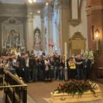 Flavia Franzoni, a Bologna i funerali della moglie di Prodi