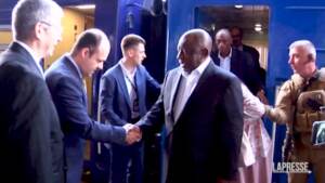 Ucraina, l’arrivo del presidente sudafricano Ramaphosa a Kiev