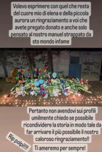 Incidente Roma, il papà del bimbo: “Ti ameremo per sempre”