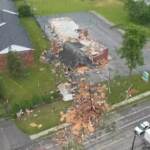 Usa, i danni in Ohio dopo il tornado: le immagini riprese dal drone