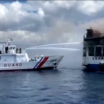 Filippine, in fiamme traghetto con 120 persone a bordo