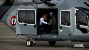 Francia, Macron inaugura air show a Le Bourget