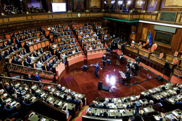 Senato - Cerimonia per il 75mo anniversario dalla prima seduta