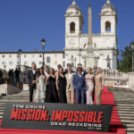Roma - Tom Cruise alla prima mondiale del film Mission: Impossible - Dead Reckoning