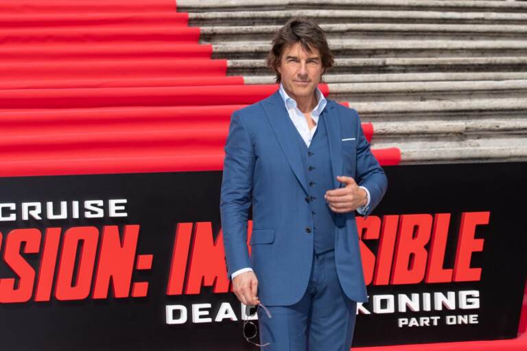 Roma - Tom Cruise alla prima mondiale del film Mission: Impossible - Dead Reckoning