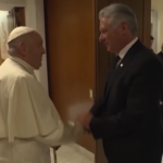 Vaticano, il presidente cubano Diaz-Canel ha fatto visita al Papa