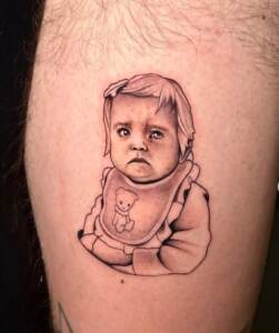 Fedez e il tatuaggio della figlia Vittoria