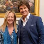 Tom Cruise a Palazzo Chigi con Giorgia Meloni