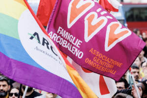 Manifestazione per i diritti della famiglie arcobaleno