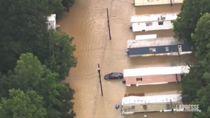 Usa, alluvione in North Carolina: le immagini areali