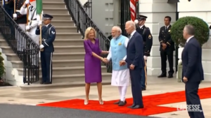 Usa, Biden riceve il primo ministro indiano Modi alla Casa Bianca