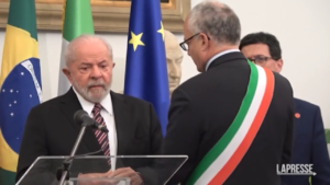 Lula a Roma: “Grato a Gualtieri, solidale in momenti difficili”