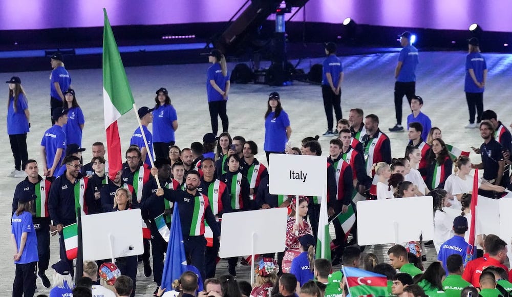 Ieri la cerimonia d’apertura dei Giochi Europei